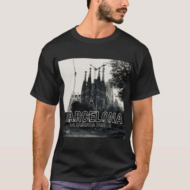 Camiseta La Sagrada Familia en la ciudad de barcelona (Anverso)