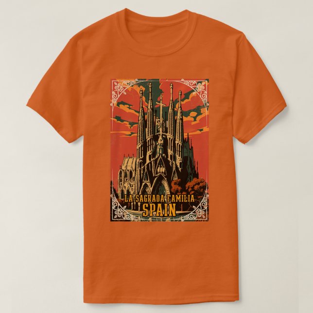 Camiseta La Sagrada Familia España (Diseño del anverso)