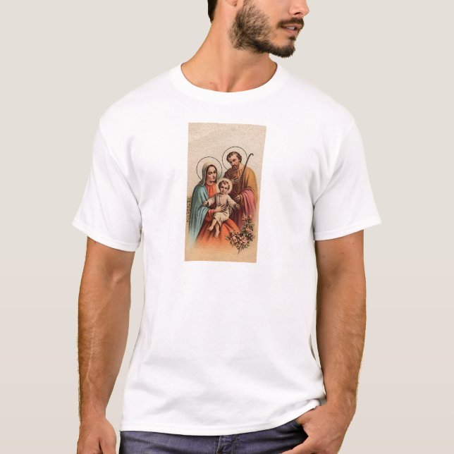 Camiseta La Sagrada Familia - Jesús, María y José (Anverso)