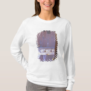 Camiseta La sala de comedor privada con el cristal negro