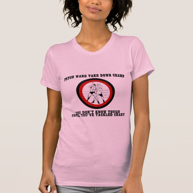 Camiseta La sala de Psych toma abajo al campeón (Anverso)