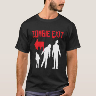 Camiseta La salida de Zombie I Monstruo del Apocalipsis Hal