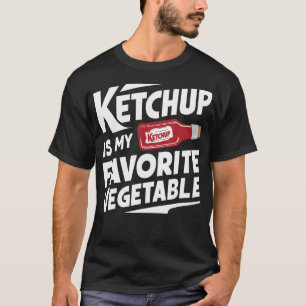 Camiseta La Salsa de Tomate es Mi Verdura Favorita