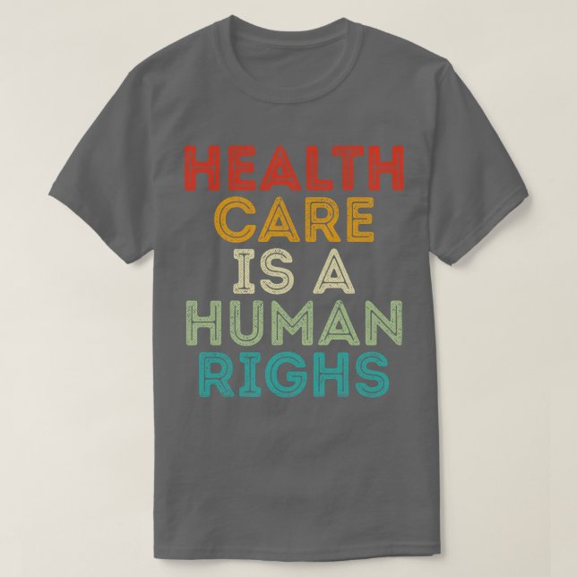 Camiseta La salud e es un derecho humano (Diseño del anverso)