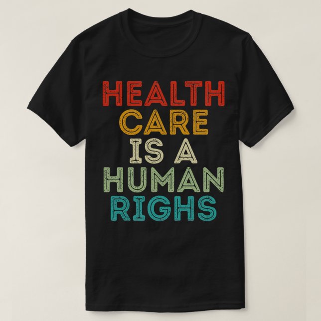Camiseta La salud e es un derecho humano 2 (Diseño del anverso)