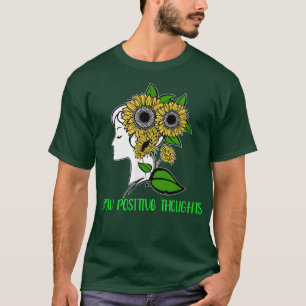 Camiseta La salud mental aumenta los pensamientos positivos