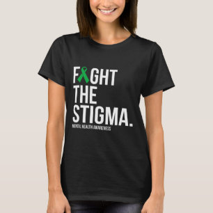 Camiseta La salud mental de la Cinta Verde del Estigma
