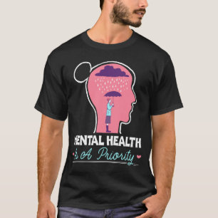 Camiseta La salud mental de los hombres es una prioridad pa