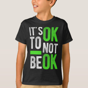 Camiseta La salud mental el regalo de conciencia sobre el s