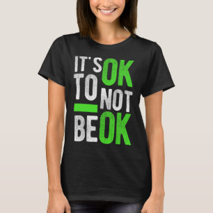 Camiseta La salud mental el regalo de conciencia sobre el s