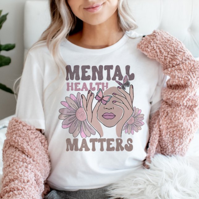 Camiseta La salud mental es importante para la concienciaci (Subido por el creador)