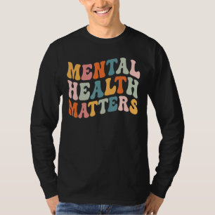 Camiseta La Salud Mental Importa Enfermedades Cerebrales Hu