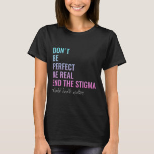 Camiseta La Salud Mental Y La Concienciación Sobre La Salud