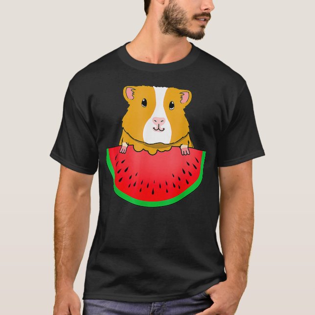 Camiseta La sandía del cerdo de Guinea (Anverso)