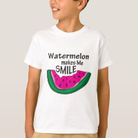 La sandía me hace sonreír