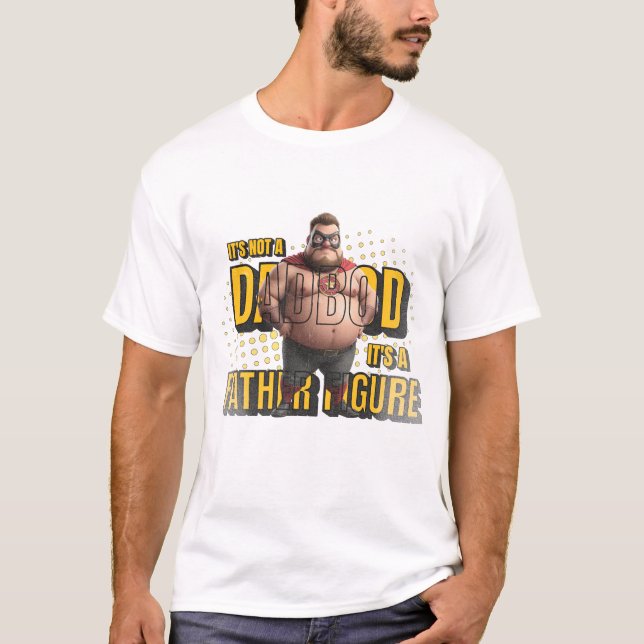 Camiseta La sangre de superpapá: ¡es una figura de padre! (Anverso)