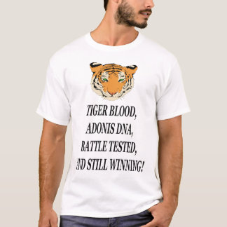 Camiseta ¡La sangre del tigre, DNA de Adonis, batalla