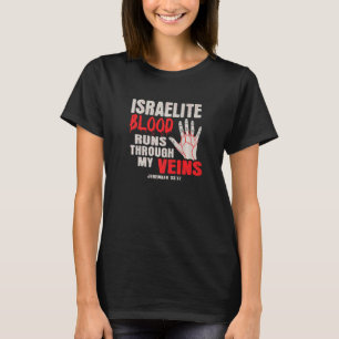 Camiseta La sangre israelí corre por mis venas