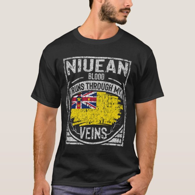 Camiseta La Sangre Niuana Corre A Través De Mis venas (Anverso)