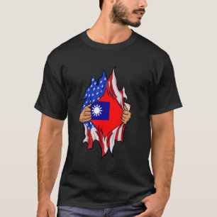 Camiseta La sangre taiwanesa dentro de mí está orgullosa de