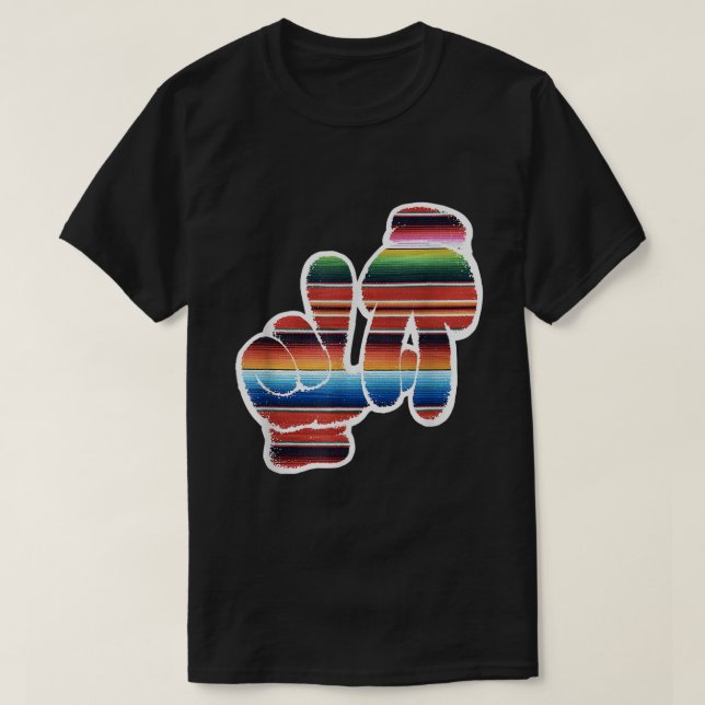 Camiseta LA Sarape Los Angeles LA Sarape East LA Baseball M (Diseño del anverso)