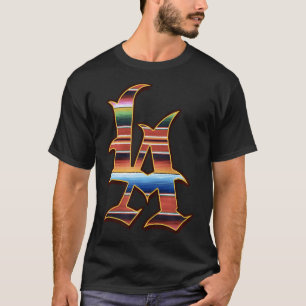 Camiseta La Sarape Los Angeles La Sarape Este La Baseball M