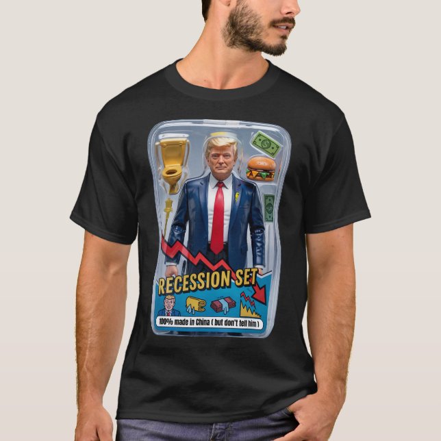 Camiseta La sátira de Trump sobrevivió a la recesión caja d (Anverso)