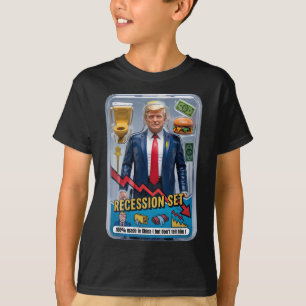Camiseta La sátira de Trump sobrevivió a la recesión caja d
