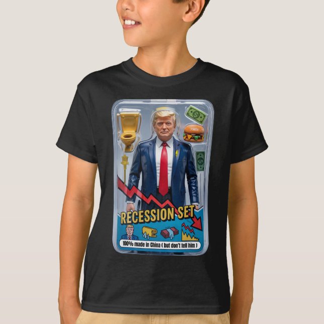 Camiseta La sátira de Trump sobrevivió a la recesión caja d (Anverso)