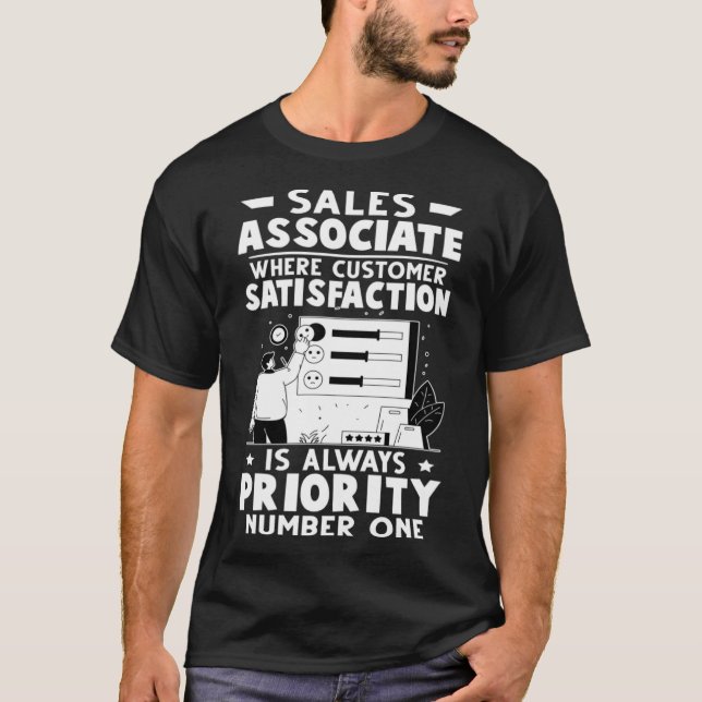 Camiseta La Satisfacción Del Cliente Asociado A Ventas Siem (Anverso)