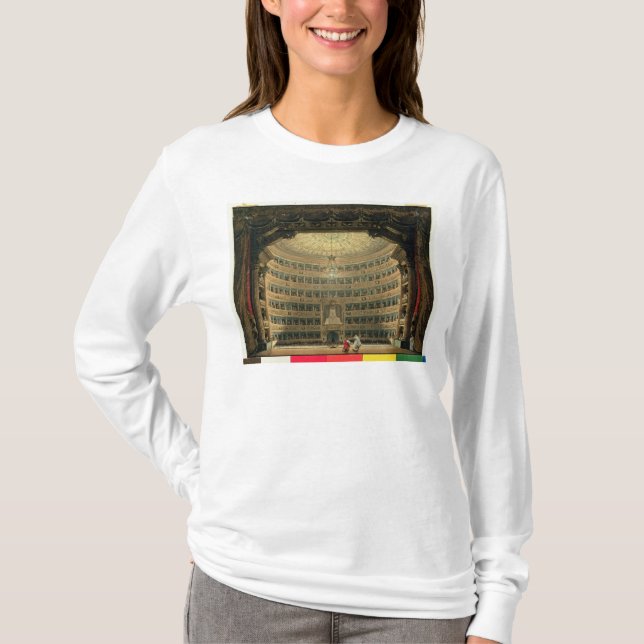 Camiseta La Scala, Milano, durante un funcionamiento (Anverso)