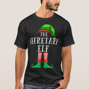 Camiseta La secretaria Elf Navidades de profesión coinciden