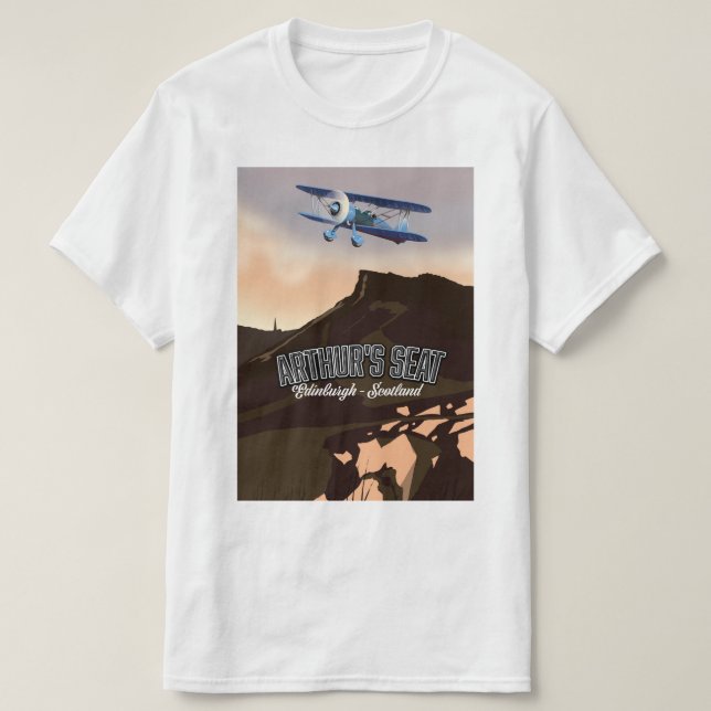 Camiseta La sede de Arthur en Edimburgo, Escocia (Diseño del anverso)