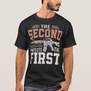 Camiseta La segunda enmienda protege la primera