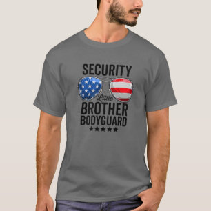 Camiseta La seguridad del pequeño hermano es divertida para