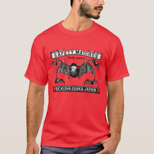 Camiseta La seguridad japonesa coincide con los murciélagos