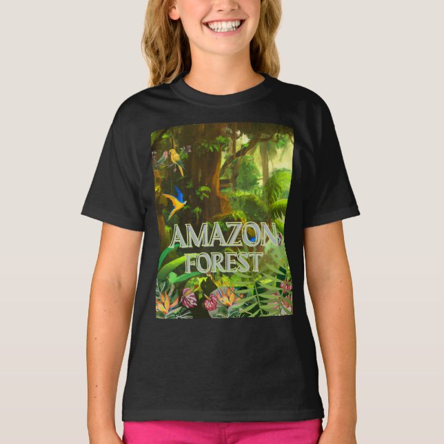 Camiseta La selva tropical amazónica - La selva amazónica (Anverso)
