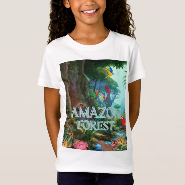 Camiseta La selva tropical amazónica - La selva amazónica (Anverso)