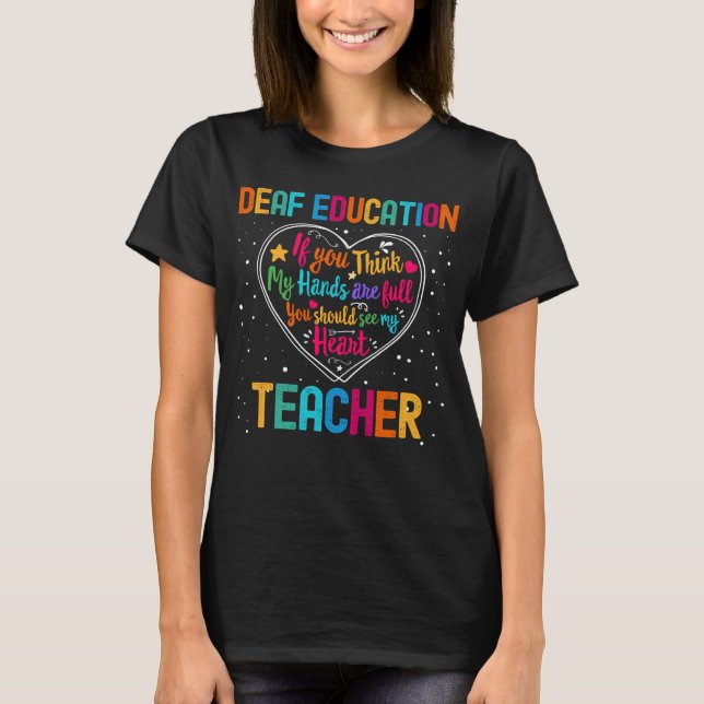 Camiseta La semana de aprecio de los profesores de educació (Anverso)