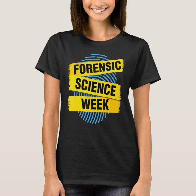 Camiseta La Semana de la Ciencia Forense (Anverso)