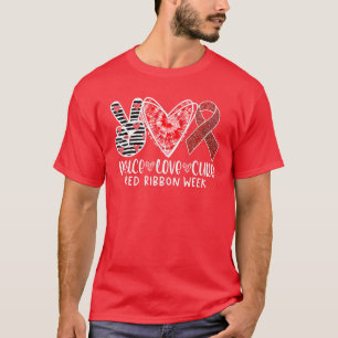 Camiseta La Semana de la Cinta Roja Concientiza: Red Peace