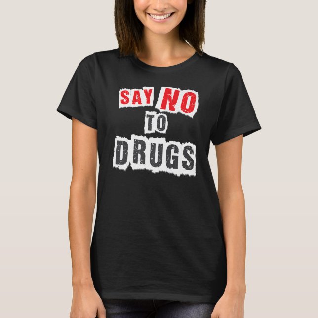 Camiseta La Semana de la Cinta Roja Dice No A Las Drogas (Anverso)
