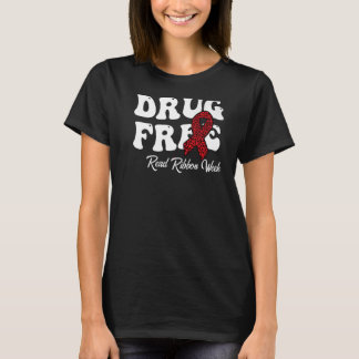 Camiseta La Semana de la Cinta Roja Libre de Medicamentos (