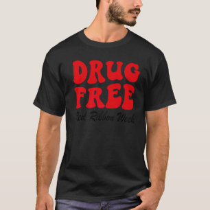 Camiseta La Semana de la Cinta Roja Libre de Medicamentos (