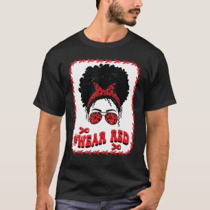 Camiseta La Semana de la Cinta Roja Winye Eye Messy Bun Bla