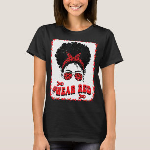 Camiseta La Semana de la Cinta Roja Winye Eye Messy Bun Bla