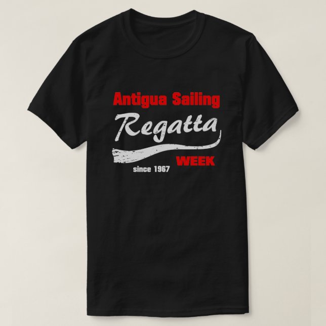 Camiseta La semana de la navegación de Regatta Antigua (Diseño del anverso)