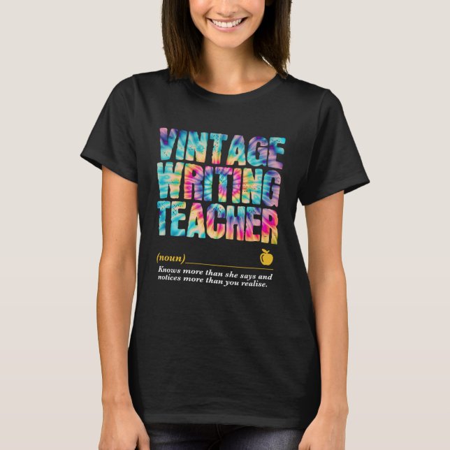 Camiseta La semana de reconocimiento de los profesores de e (Anverso)