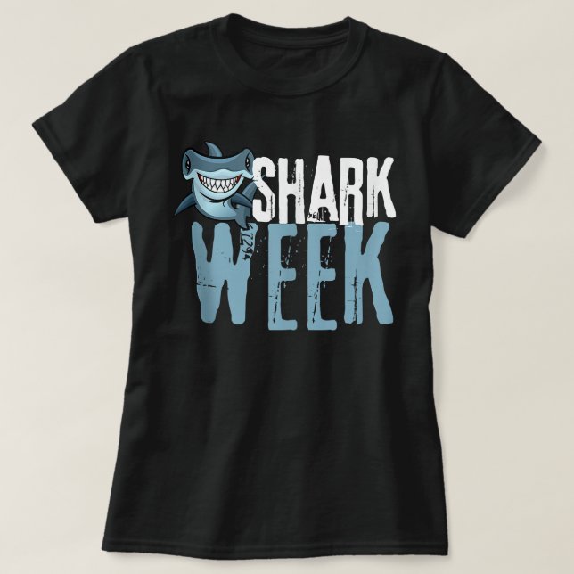 Camiseta La semana del tanque del tiburón (Diseño del anverso)
