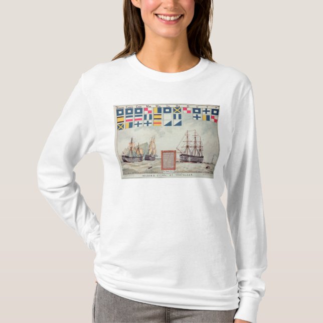 Camiseta La señal de Nelson en Trafalgar (Anverso)